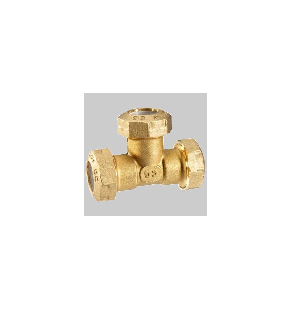RACCORDO A TEE UGUALE PE ANELLO RESINA - 63 x 63 x 63