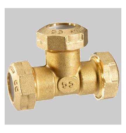 RACCORDO A TEE UGUALE PE ANELLO RESINA - 63 x 63 x 63