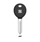 SILCA CY24TE CHIAVE TRANSPONDER VUOTA OTTONE