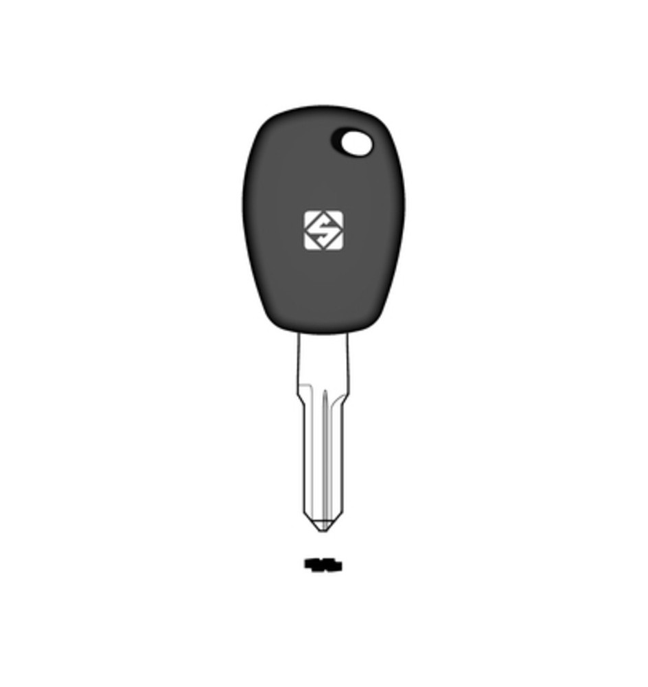 SILCA HU136TE CHIAVE TRANSPONDER VUOTA OTTONE