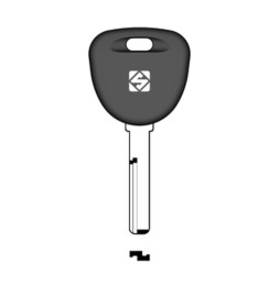 SILCA HU56RTE CHIAVE TRANSPONDER VUOTA OTTONE