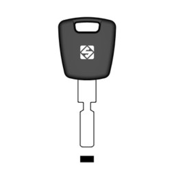 SILCA HU71TE CHIAVE TRANSPONDER VUOTA OTTONE
