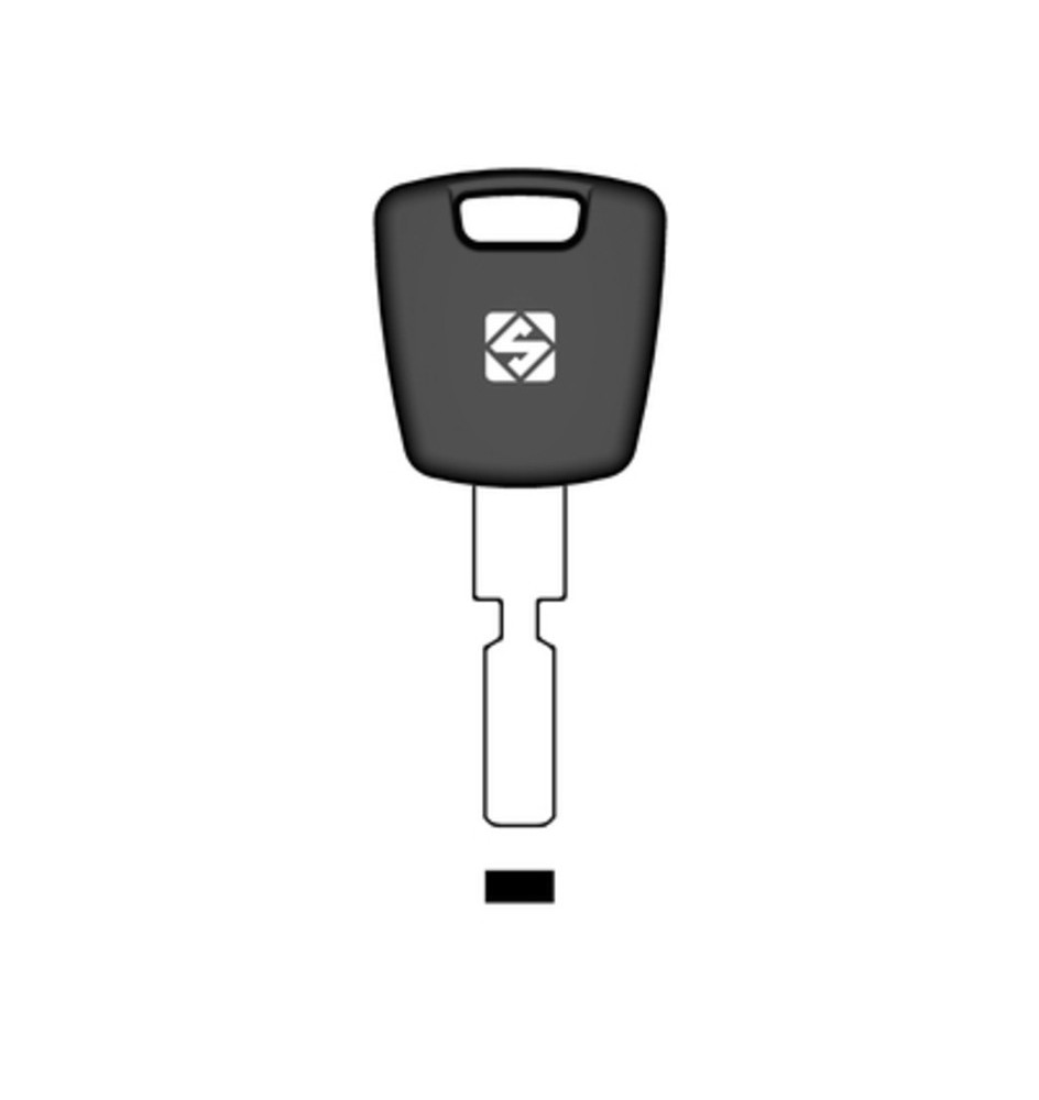 SILCA HU71TE CHIAVE TRANSPONDER VUOTA OTTONE