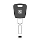 SILCA HU71TE CHIAVE TRANSPONDER VUOTA OTTONE