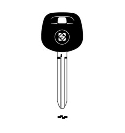 SILCA TOY43RATE CHIAVE TRANSPONDER VUOTA OTTONE