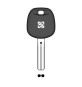 SILCA TOY48BTE CHIAVE TRANSPONDER VUOTA OTTONE