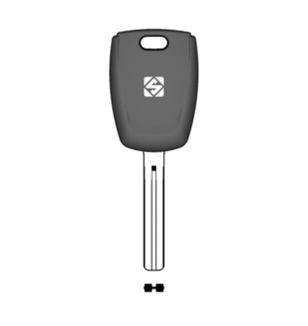 SILCA TOY49TE CHIAVE TRANSPONDER VUOTA OTTONE