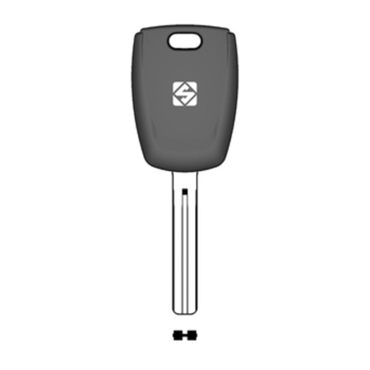 SILCA TOY49TE CHIAVE TRANSPONDER VUOTA OTTONE