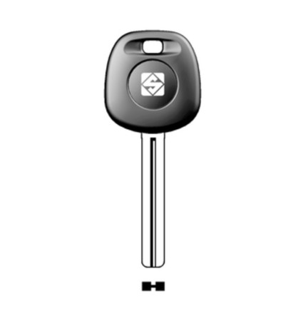 SILCA TOY40BTE CHIAVE TRANSPONDER VUOTA OTTONE