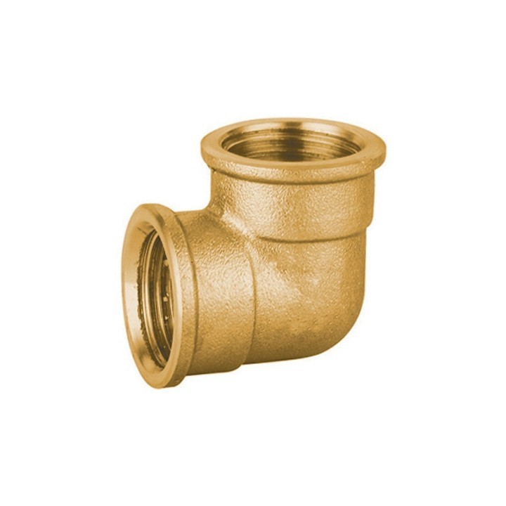 GOMITO FF IN OTTONE GIALLO PESANTE IBP 2"