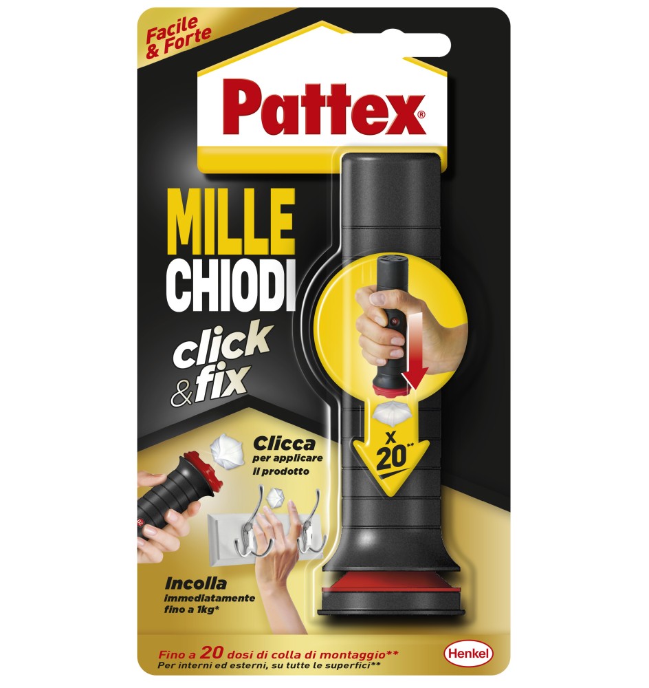 PATTEX MILLECHIODI C/DOSATORE CLICK FIX