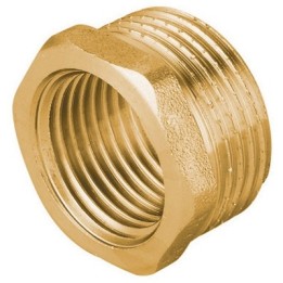 RIDUZIONE MF IN OTTONE GIALLO PESANTE IBP 1" x 1/2