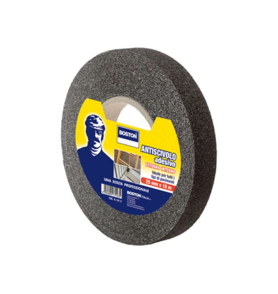 BOSTON NASTRO ANTISDRUCCIOLO 25MMX18M NERO