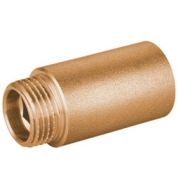 PROLUNGA FILETTATA MF IN OTTONE GIALLO PESANTE IBP 1/2 x 30