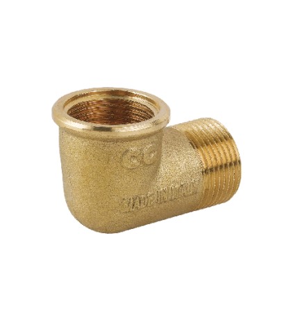 GOMITO MF IN OTTONE GIALLO 2"