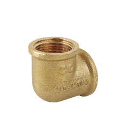 GOMITO FF IN OTTONE GIALLO 1/4"