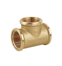 TEE FFF IN OTTONE GIALLO 3/8"