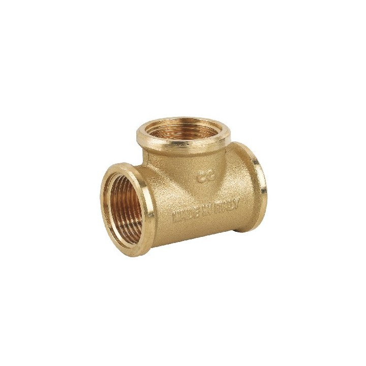 TEE FFF IN OTTONE GIALLO 1/2"