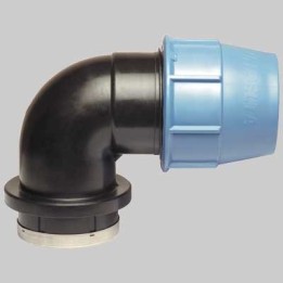 RACCORDO A GOMITO FEMMINA PLASTICA - 32 x 3/4