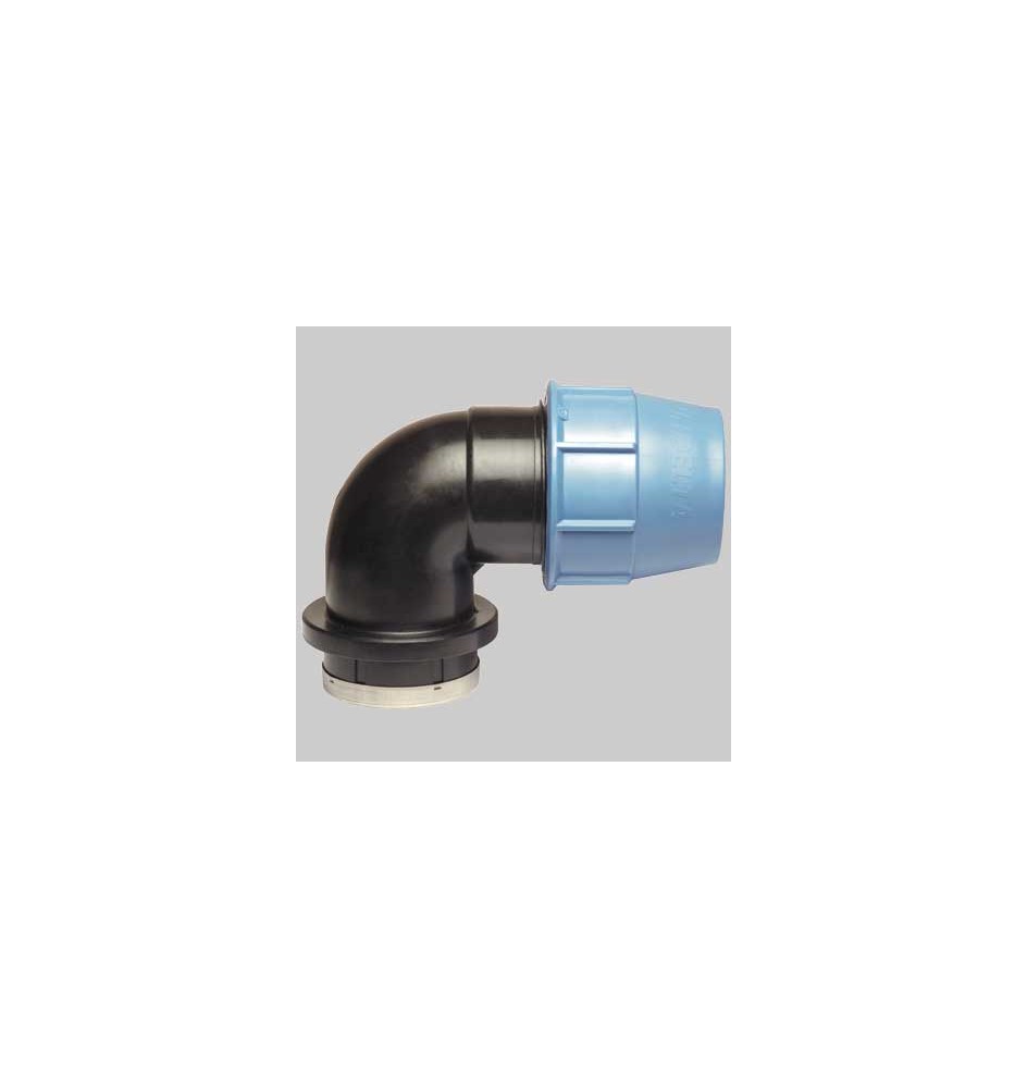 RACCORDO A GOMITO FEMMINA PLASTICA - 40 x 1"1/4