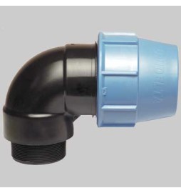 RACCORDO A GOMITO MASCHIO PLASTICA - 16 x 3/4