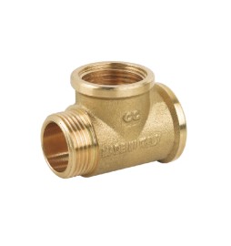 TEE FFM IN OTTONE GIALLO 3/4"