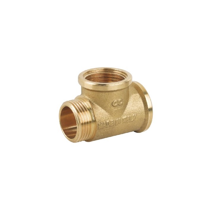 TEE FFM IN OTTONE GIALLO 3/4"