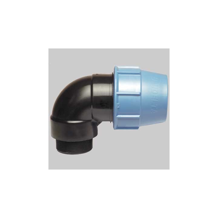 RACCORDO A GOMITO MASCHIO PLASTICA - 63 x 1"1/2