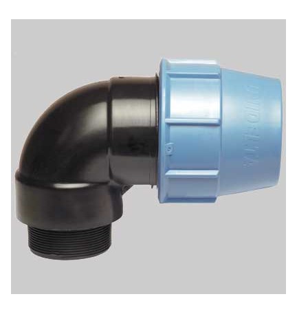 RACCORDO A GOMITO MASCHIO PLASTICA - 63 x 2"1/2