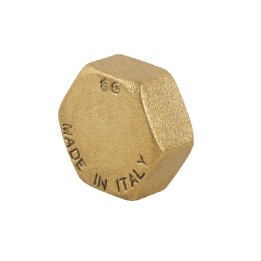 TAPPO FEMMINA IN OTTONE GIALLO 1/2"