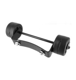 R SET RUOTE P/STUFA PATIO MUSHROOM NERO