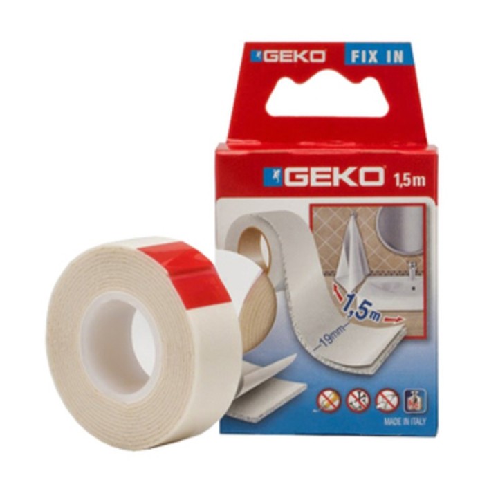 NASTRO BIADESIVO GEKO MM.19X5M.