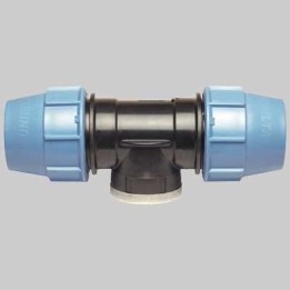 RACCORDO A TEE FEMMINA PLASTICA - 32 x 1"1/4 x 32