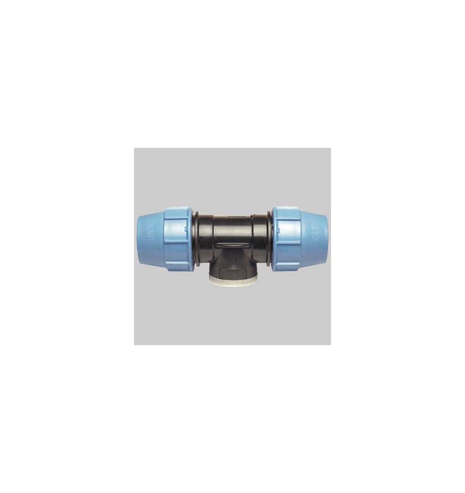 RACCORDO A TEE FEMMINA PLASTICA - 40 x 1" x 40