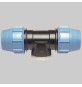 RACCORDO A TEE FEMMINA PLASTICA - 63 x 2" x 63