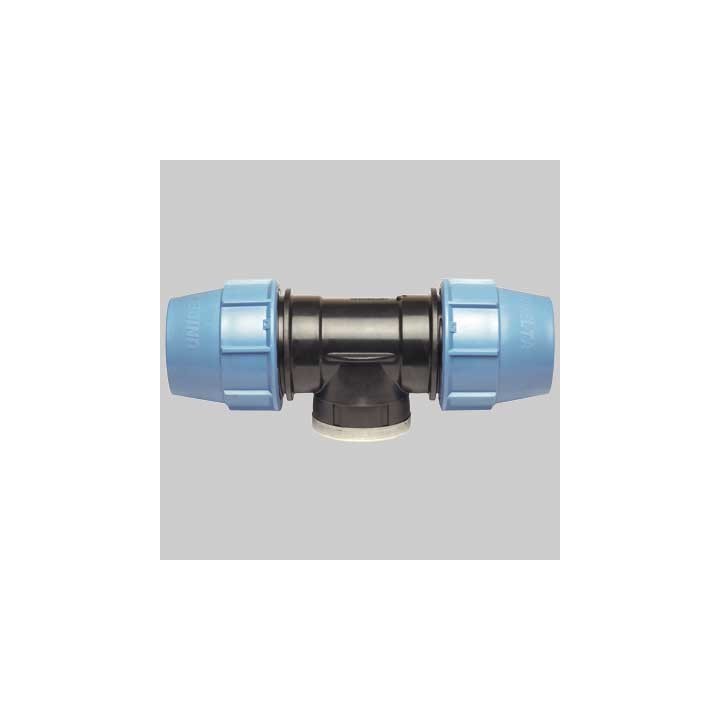 RACCORDO A TEE FEMMINA PLASTICA - 75 x 2"1/2 x 75