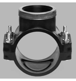 PRESA STAFFA CON RINFORZO E GUARNIZIONE PIATTA BULLONI INOX PN 10 - 50 x 1"