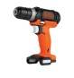 B+D TRAPANO AVVITATORE BDCDD12USB-XJ 12V SOLO CORPO