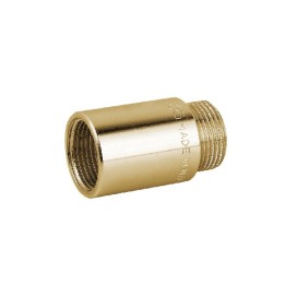 PROLUNGA MF IN OTTONE GIALLO 1" x 40 mm