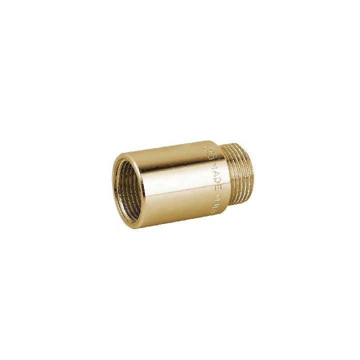 PROLUNGA MF IN OTTONE GIALLO 1" x 40 mm