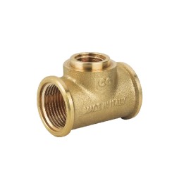 TEE RIDOTTO FFF IN OTTONE GIALLO 1" x 1/2" x 1"