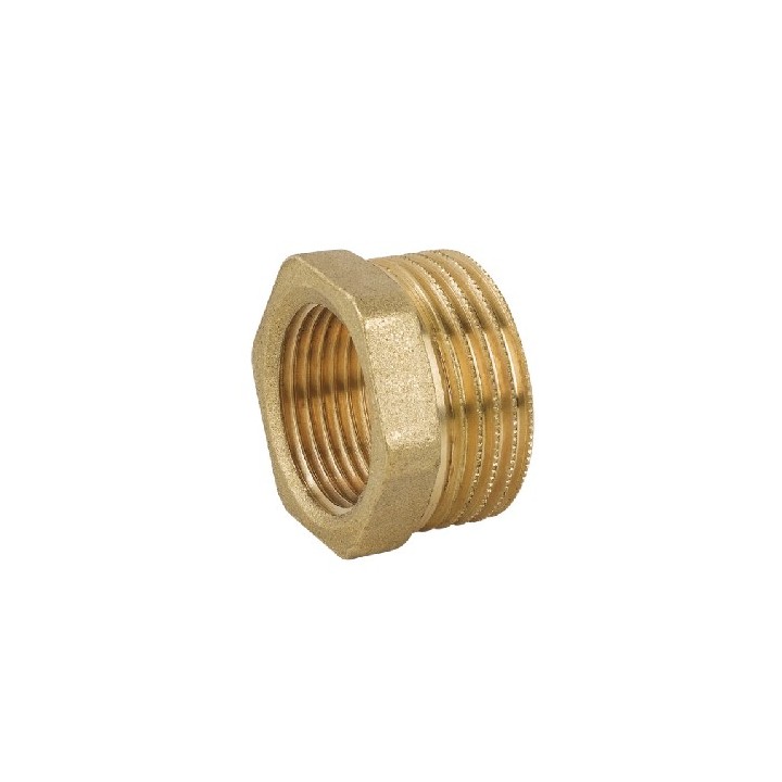 RIDUZIONE MF IN OTTONE GIALLO 1"1/4 x 1"