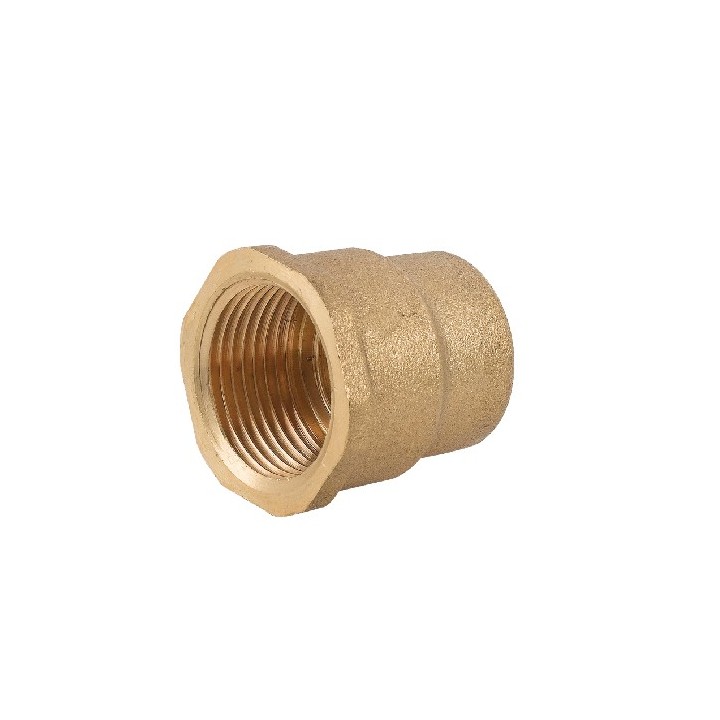 MANICOTTO RIDOTTO FF IN OTTONE GIALLO 3/4" x 1"