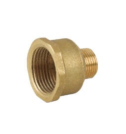 MANICOTTO RIDOTTO FM IN OTTONE GIALLO 3/4" x 1/2"