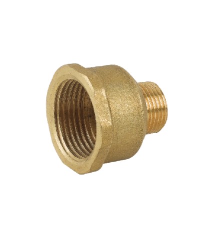 MANICOTTO RIDOTTO FM IN OTTONE GIALLO 3/4" x 1/2"