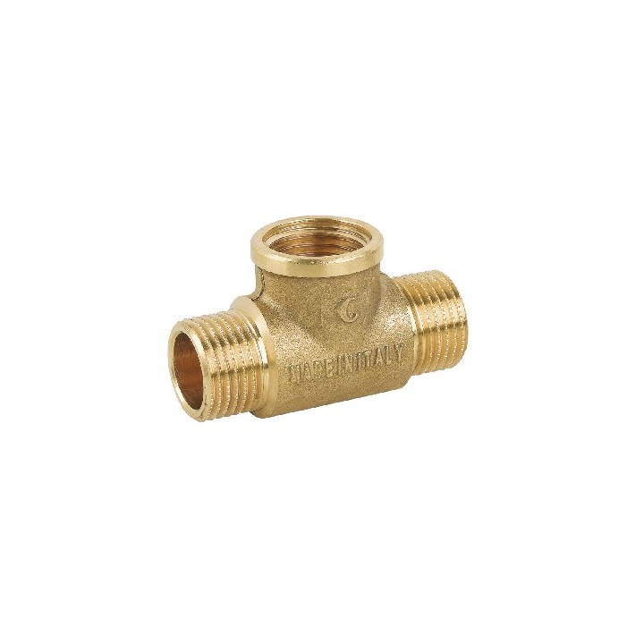 TEE MFM IN OTTONE GIALLO 3/8"