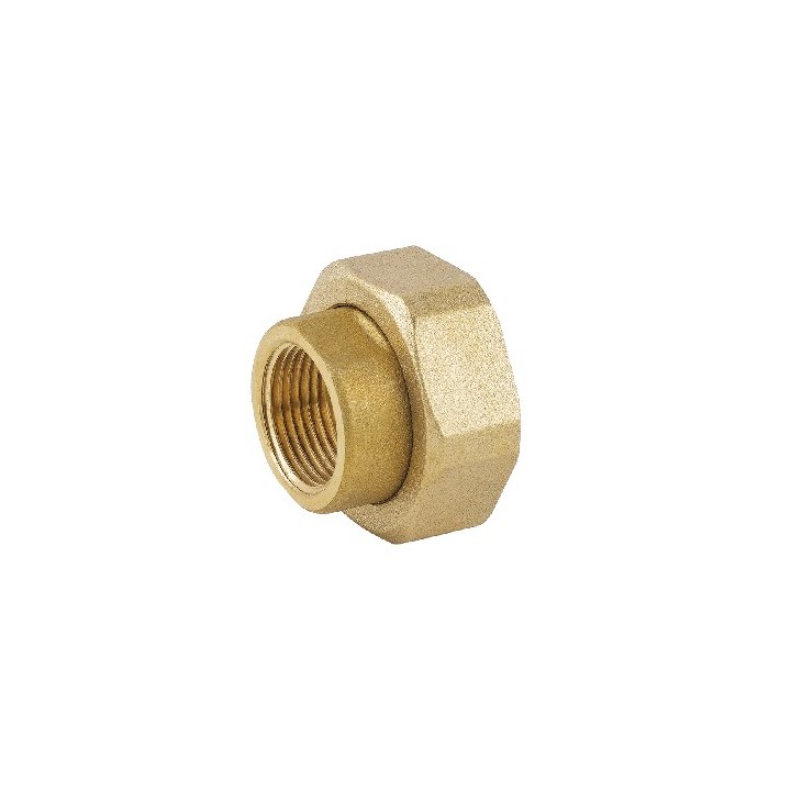 RACCORDO IN 2 PZ FF PER POMPA CON GUARNIZIONE 3/4" x 1"1/2"