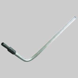 GIUNTO DI TRANSIZIONE CURVO ACCIAIO - PE - 63 x 2"