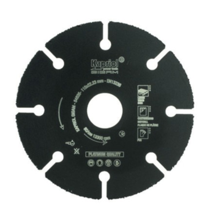 KAPRIOL DISCO AL TUNGSTENO EXPERT D 115 MM 54835