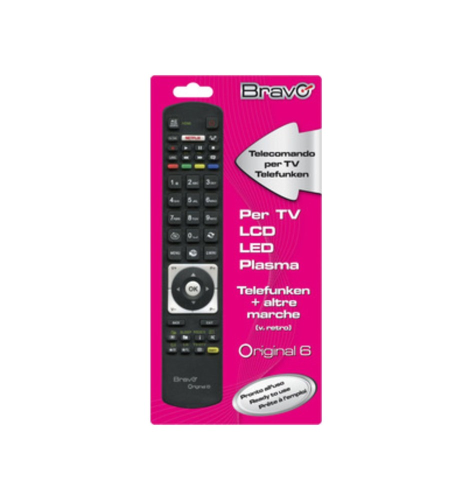 TELECOMANDO TV BRAVO ORIGINAL 6 TELEFUNKEN